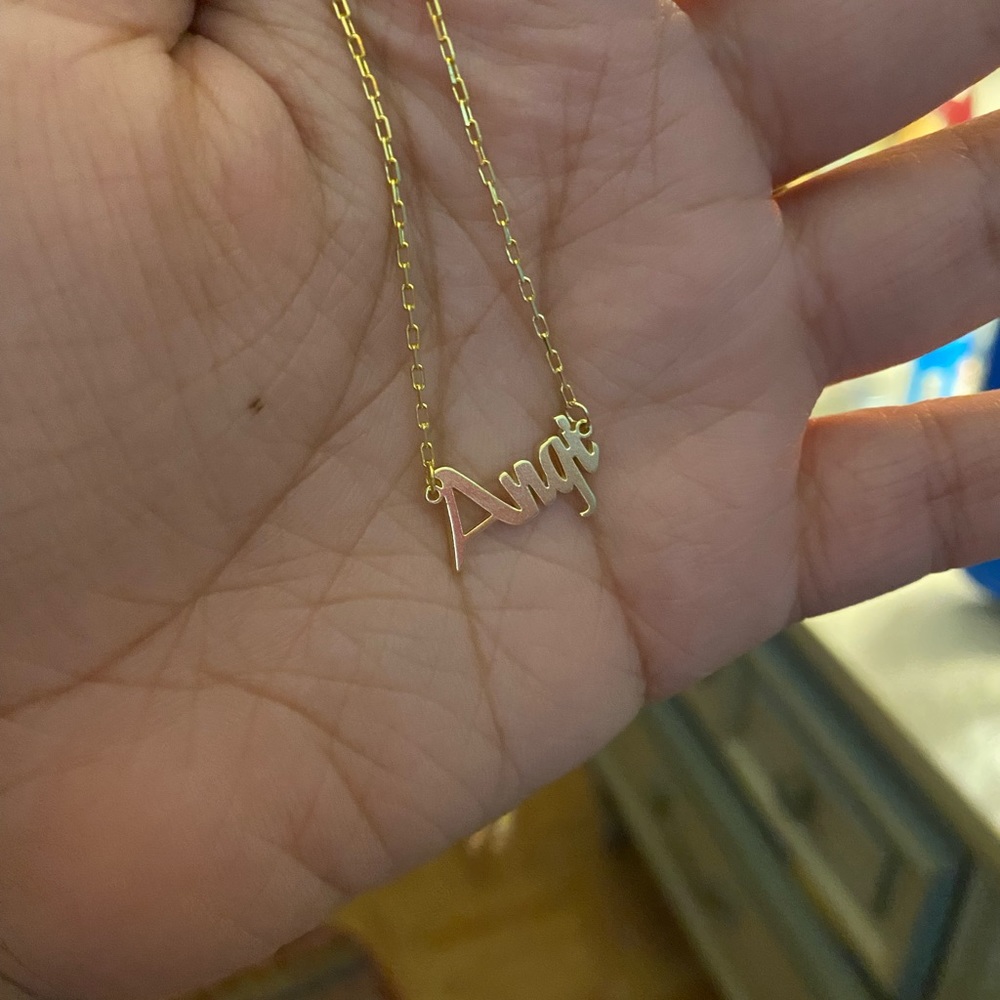 Gold Angi necklace